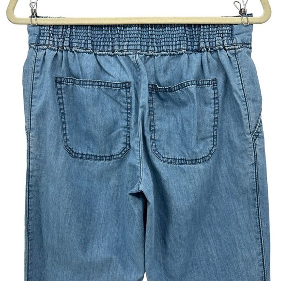 Anthropologie Hei Hei Cropped Drawstring Denim Jeans Womens 0 - Picture 6 of 8